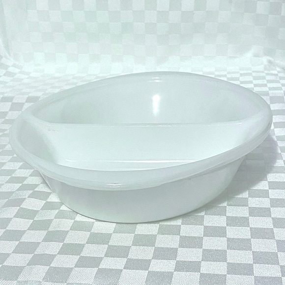 Vintage US Glass bake divided oval serving dish. - Picture 3 of 6